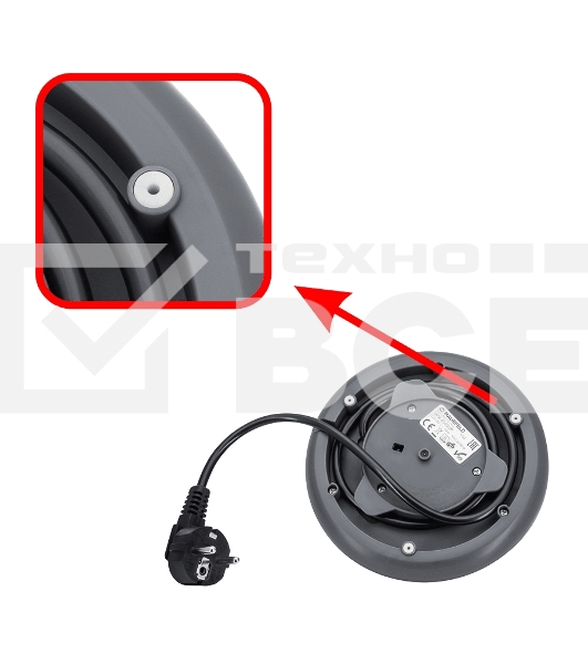 Чайник электрический Maunfeld MFK-634G.SP стекло прозрачное