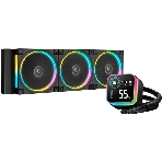 Система жидкостного охлаждения Deepcool LQ360 Ultra ARGb Soc-AM5/AM4/1200/1700/1851 черный 4-pin 38.71dB Al LCD 350W 1840gr Ret (R-LQ360-BKASMC-G-1), фото 1