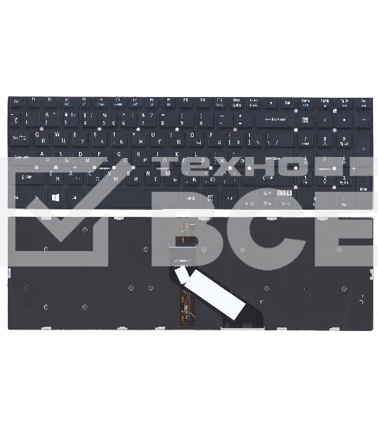 Клавиатура для ноутбука Acer Aspire 5755 5755G 5830 5830G 5830T VN7-791 VN7-791G черная с подсветкой