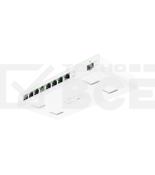 Коммутатор UISP Switch UISP-S PoE-коммутатор, 8х 1G RJ45, 1х SFP, раздача 110 Вт
