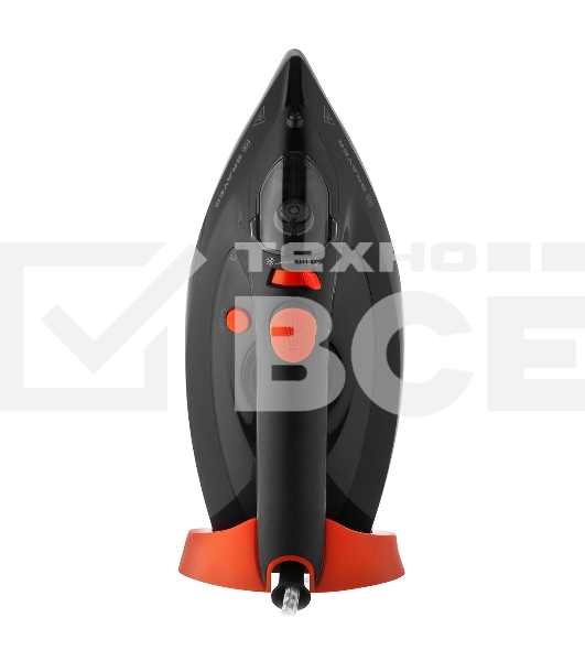 Утюг BRAYER BR4007 черный/оранжевый, 3100 Вт, 35 г/мин, 160 г/мин, 265 мл