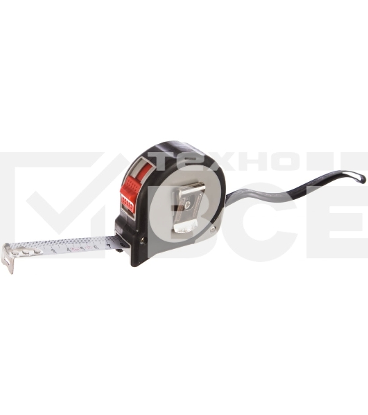Рулетка MATRIX 31088  continuous fixation 5мх19мм обрезиненный корпус плавная фиксация