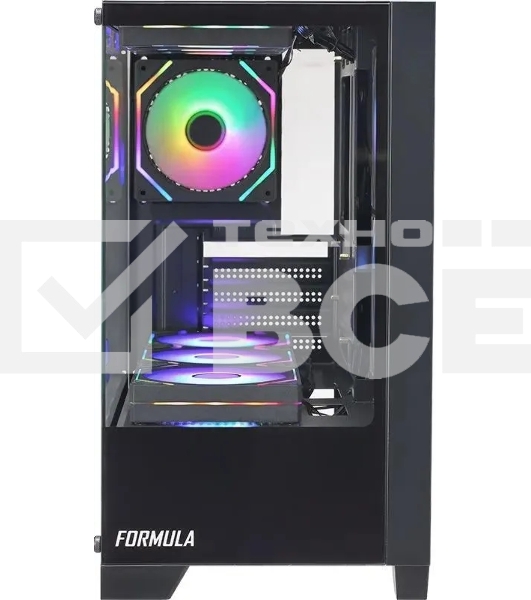 Компьютерный корпус AeroCool / Formula Cristal Z1M черный без БП mATX 2xUSB2.0 1xUSB3.0 audio bott PSU