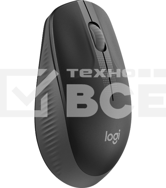 Мышь беспроводная Logitech M190 черный/темно-серый, 1000 dpi, радиоканал, USB, кнопки - 3