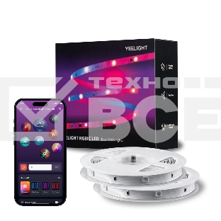 Умная светодиодная лента  Yeelight  , 6 метров   / RGBIC+ BLE /  YLYDD-0038