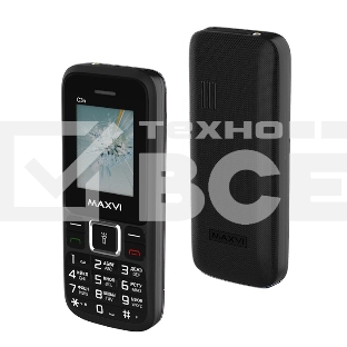 Мобильный телефон Maxvi C3n черный
