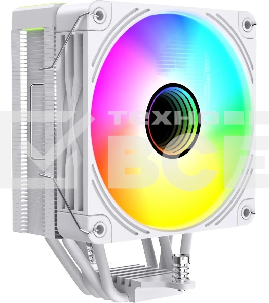 Кулер для процессора Bloody BD-AC205-ARGB1 ARGB белый, 120 мм, алюминий/медь, 1600 об/мин, 26 дБ, 4 pin, 205 Вт, 154 мм