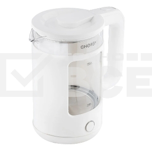 Чайник электрический Energy E-256 1500Вт, 1,5л стекло, белый