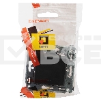 Переключатель одноклавишный DKC Avanti 4412113 'Черный матовый', фото3