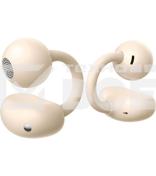 Наушники Huawei FreeClip Dove-T00, Bluetooth, вкладыши, бежевый