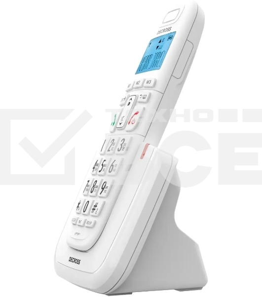 Р/Телефон Dect Decross DC1014 белый АОН
