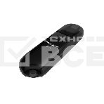 Флеш диск Maxvi P1 8GB USB 2.0 black, монолит с колпачком, ABS пластик, фото 1