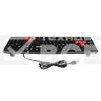 Клавиатура проводная NAKATOMI KN-02U USB черный-красный, фото3