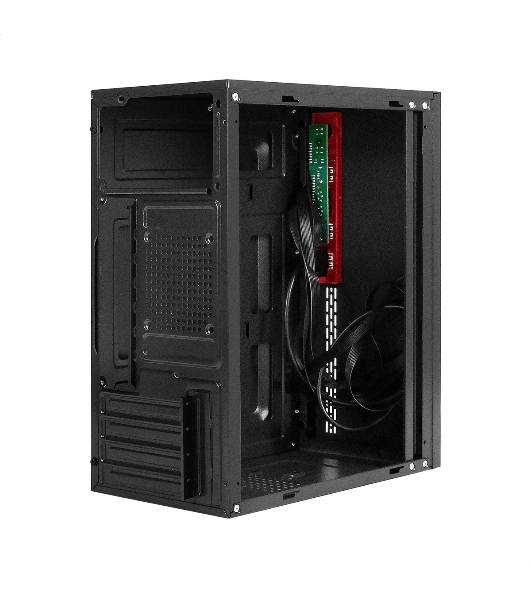Компьютерный корпус Minitower ExeGate BAA-403U2-UNS400 (mATX, БП UNS400 с вент. 12см, 1*USB/2*USB 3.0, HD Audio, черный)