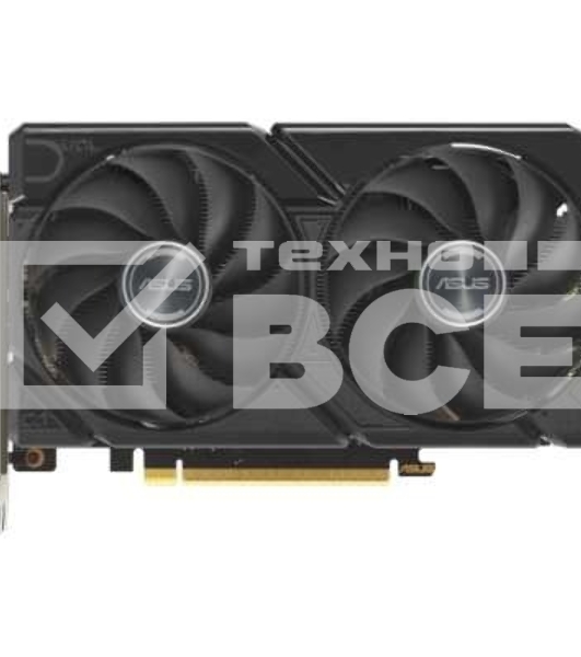 Видеокарта Asus PCI-E 5.0 DUAL-RX9060XT-8G AMD Radeon RX 9060XT 8Gb 128bit GDDR6 2550/20000 HDMIx1 DPx2 HDCP Ret
