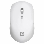 Мышь беспроводная Defender Velvet MB-406 белый, 1600 dpi, радиоканал, Bluetooth, USB, кнопки - 4, фото 1