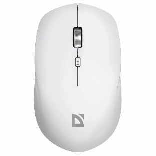Мышь беспроводная Defender Velvet MB-406 белый, 1600 dpi, радиоканал, Bluetooth, USB, кнопки - 4