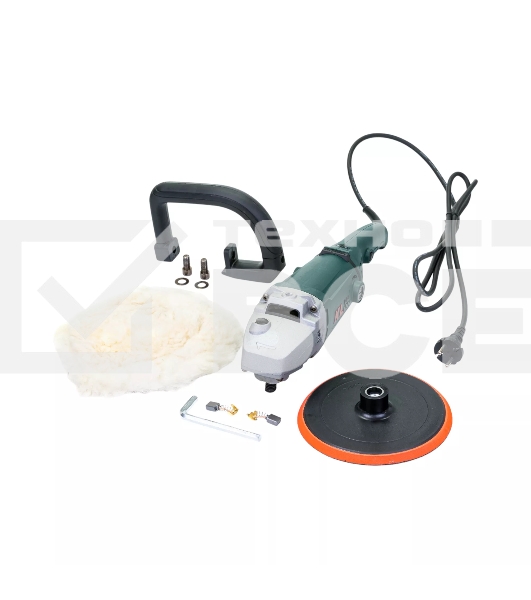 Профессиональная полировальная угловая машина KLPRO KLPJ42180 (1400вт, 3300 об/мин, 230мм, шерстяной войлок в комплекте)