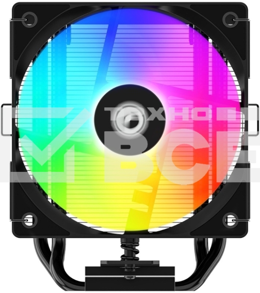 Кулер Cooler ID-Cooling SE-904-XT ARGb BLACK LGA1851/1700/1200/115X/AM5/AM4 (TDP 180W, PWM, 4 тепл.трубки прямого контакта, FAN 100мм, Addressable RGb LED) RET