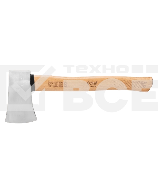 Топор кованый Denzel 1130 г, американский тип, буковая рукоятка, 430 мм, EFP