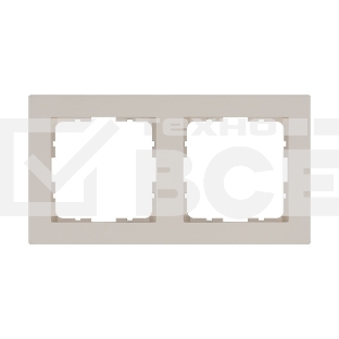 Рамка Jasmart 2-м G-Classic тауп