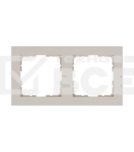 Рамка Jasmart 2-м G-Classic тауп