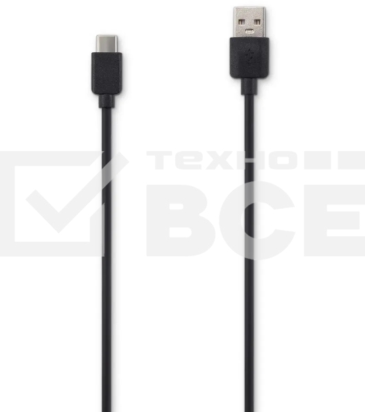 Кабель Buro BU-USB-AC-1M USB A (m)-USB Type-C (m) 1м черный