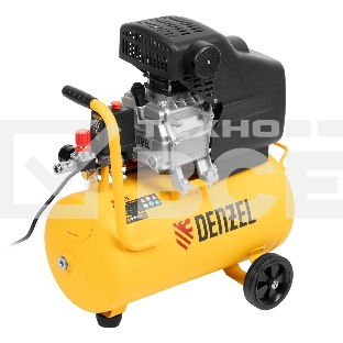 Компрессор воздушный Denzel DC1500/24 прям. привод, 1,5 кВт, 24 литра, 220 л/мин