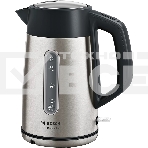 Чайник электрический Bosch TWK4P440 1.7 л, 2400 Вт, нержавеющая сталь/черный (корпус: нержавеющая сталь), фото 1