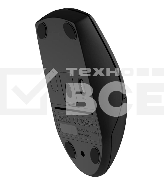 Мышь беспроводная A4Tech G3-330N черный, 1200 dpi, радиоканал, USB, кнопки - 3