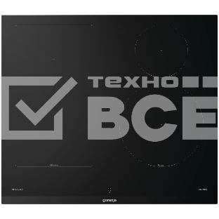 Варочная панель Gorenje, 60 см, индукция, 4 зоны нагрева, слайдерное управление, таймер, функция Bridge, функция PowerBoost, автопрограммы, автоопределение посуды, StableHeat, защита от детей, черный