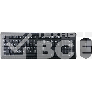 Комплект клавиатура+мышь A4Tech 4200N беспроводной, USB, 1000 DPI, чёрный
