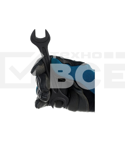 Набор ключей рожковых Сибртех 6 - 19 мм, 6 шт., CrV, фосфатированные, ГОСТ 2839