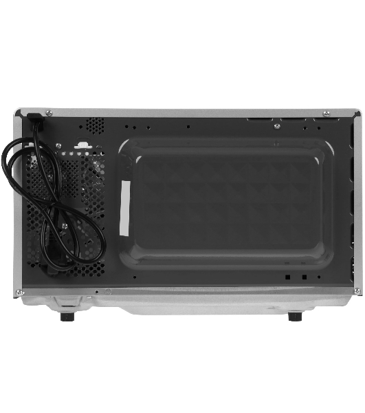 Микроволновая печь CASO M 20 Ceramic Gourmet серебристый/черный, 20 л, 700 Вт, переключатели - кнопки, поворотный механизм