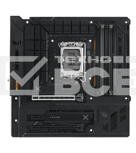 Материнская плата ASUS TUF GAMING B760M-BTF WIFI, LGA 1700, Intel B760, 4xDDR5, 4xSATA, 3xM.2, 1xPCIe 5.0 x16, 1xPCIe 4.0 x4, 1xPCIe x1, 1xDP, 1xHDMI, 1x 2.5Gb LAN, 1xUSB-A 3.2 Gen 2, 2xUSB-A 3.2 Gen 1, 4xUSB 2.0, 1xUSB-C 3.2 Gen 1, 1xUSB-C 3.2 Gen 2, 1xU