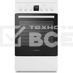 Плита электрическая Maunfeld MEC57CW08TD белый, конфорок 4 шт, духовка 59 л, 50 см x 85 см x 60 см, фото17