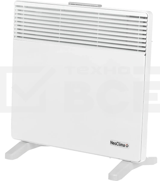 Конвектор NeoClima Dolce TL1.0 ЭВНА-1,0/230С2(мбп) белый, 1000 Вт, 16 м2, термостат