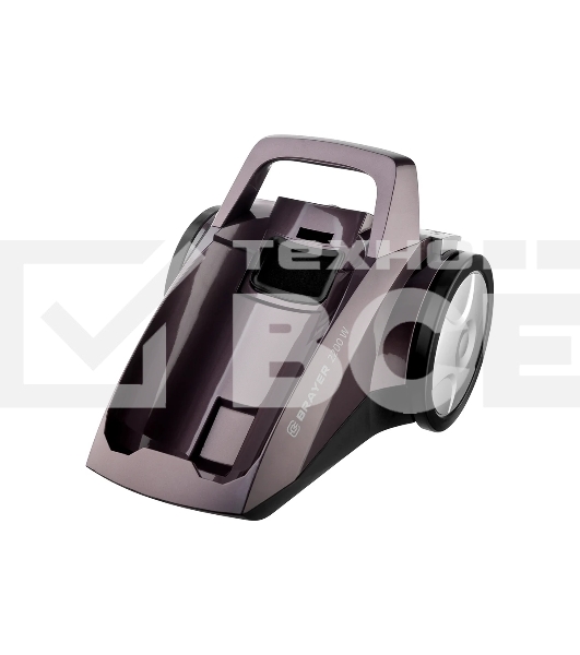 Пылесос BRAYER BR4205 коричневый, 420/2200 Вт, уборка сухая, пылесборник контейнер, 4 л
