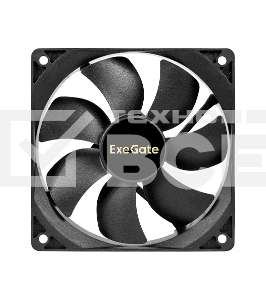 Вентилятор для корпуса ExeGate ExtraSilent ES12025SM черный, 120 мм, 1400 об/мин, 24 дБ, 2 pin