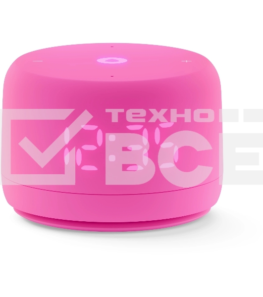 Умная колонка Yandex Станция Лайт 2 Алиса розовый 6W 1.0 BT/Wi-Fi 10м