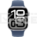 Смарт-часы Apple Watch Series 10 A2997 42мм OLED корпус серебристый Sport Band ремешок синий разм.брасл.:130-180мм, фото2