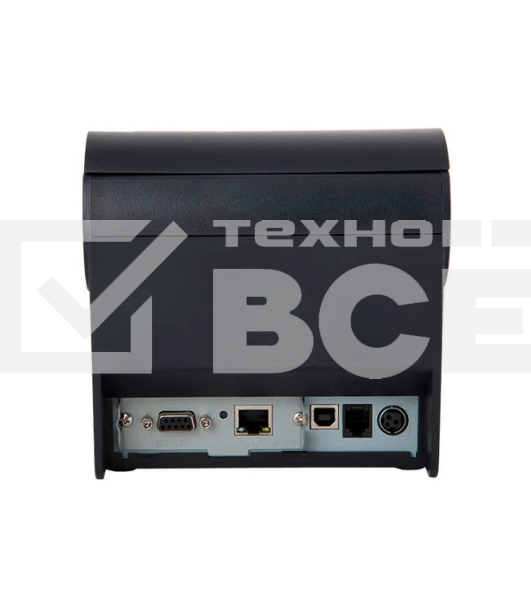Чековый принтер Mertech G80i прямая термопечать, 203 dpi, 250 мм/сек, Ethernet, RS-232, USB, чёрный