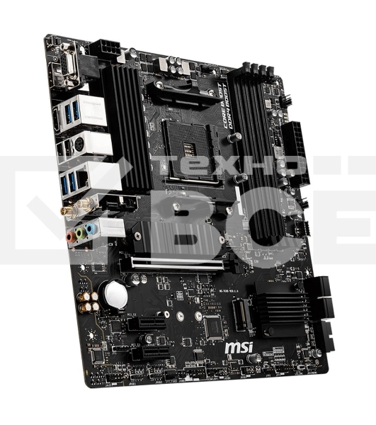 Материнская плата MSI B550M PRO-VDH WIFI, AM4, AMD B550, 4xDDR4, 4xSATA, 2xM.2, 1xPCIe 4.0 x16, 2xPCIe x1, 1xDisplayPort, 1xHDMI, 1xVGA, 1x 1Gb LAN, 2xUSB 2.0, 4xUSB 3.2 Gen 1, 3x3.5 мм, 7.1, mATX