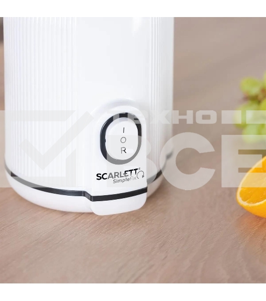 Соковыжималка шнековая Scarlett SC-JE50S63 400Вт рез.сок.:600мл. белый