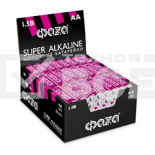 Элемент питания алкалиновый AA/LR6 1.2В Super Alkaline box-96 (уп.96шт) ФАZА 2854643