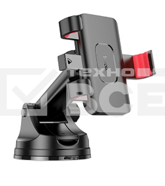 Автомобильный держатель HOCO (6942007605656) H22 красно-черный