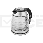 Чайник электрический Homestar HS-1046 1,5 л. стекло, пластик, черный, фото 1