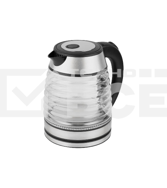 Чайник электрический Homestar HS-1046 1,5 л. стекло, пластик, черный