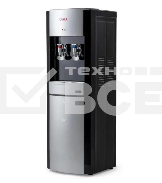 Кулер для воды AEL LD-AEL-28c, верхняя загрузка, нагрев 90 °С, охлаждение 15 °С, черный