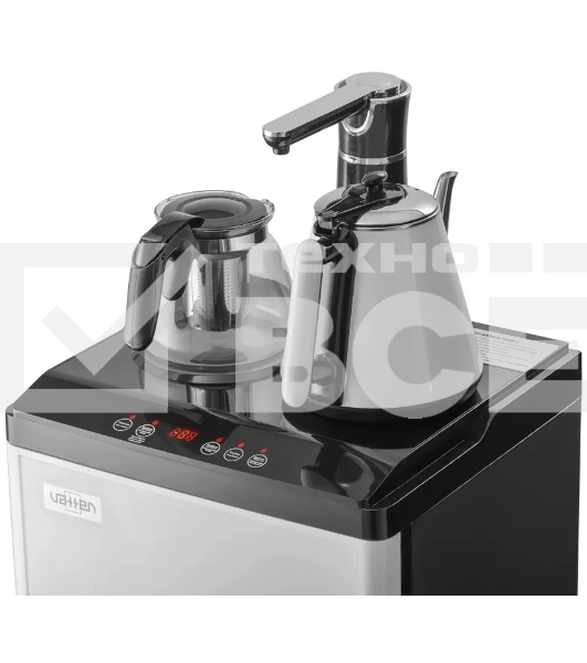 Кулер для воды Vatten L50WEAT, нижняя загрузка, нагрев 100 °С, охлаждение 15 °С, белый/черный